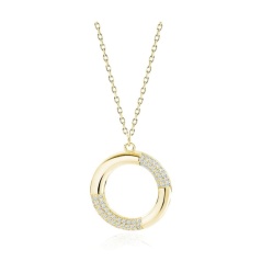 srebrny-pozlacany-naszyjnik-pr-925-kolko-z-bialymi-cyrkoniami