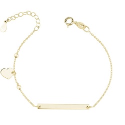 pozlacana-bransoletka-z-blaszka-i-serduszkiem-pr-925-z-regulacja