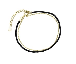 pozlacana-bransoletka-ze-srebra-925-z-czarnym-sznurkiem-Z1704BG_B