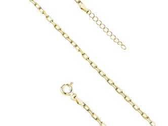 srebrna-pozlacana-bransoletka-925-ankier-diamentowany-2-mm