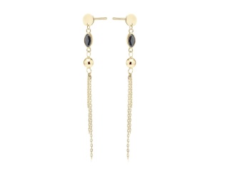 srebrne-pozlacane-kolczyki-pr-925-z-czarna-cyrkonia-kulka-i-lancuszkami