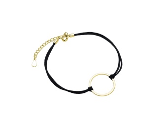 srebrna-bransoletka-pr-925-z-czarnym-sznurkiem-pozlacane-kolko