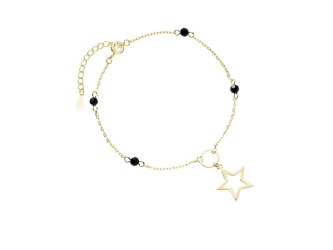 bransoletka-srebrna-925-gwiazda-i-czarne-spinele-1