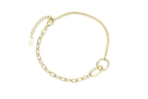 srebrna-925-bransoletka-z-dwoma-lancuszkami-kolkiem-i-owalem