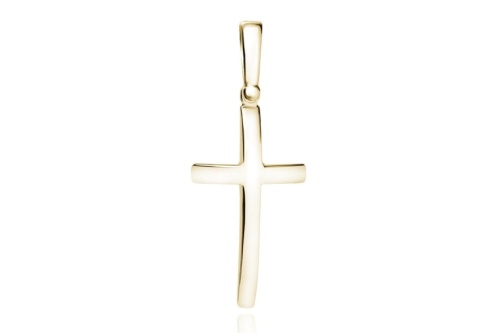srebrny-pr-925-pozlacany-krzyzyk-wypukly-33-x-13-mm