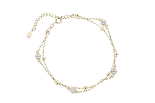 srebrna-bransoletka-kulki-i-biale-cyrkonie