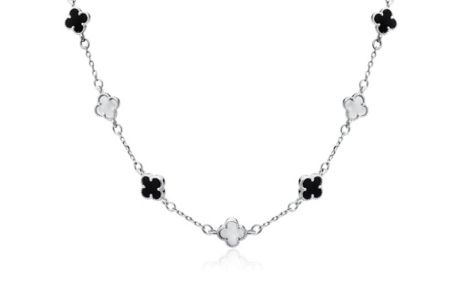 srebrny-naszyjnik-onyks-i-masa-perlowa-koniczynka