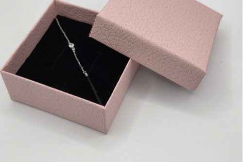 Srebrna bransoletka 925 z czarnym sznurkiem i cyrkonią 20260121_095639