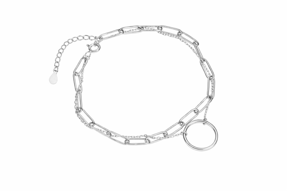 Srebrna_925___bransoletka_z_podwojnym___a__cuszkiem_i_ko__kiem_